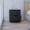 Tuhome Basilea 2 Drawers Nightstand, Pull Out System, Black MLW8971 - alternate 7